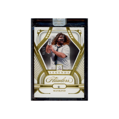 Mankind 2024 Panini Flawless WWE Legends Gold Diamond /25