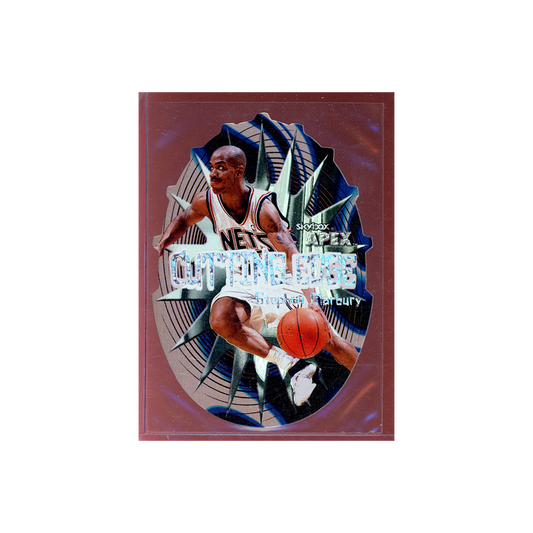 Stephon Marbury 1999 Skybox Apex Cutting Edge PLUS Die-Cut