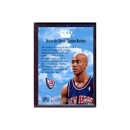 Stephon Marbury 1999-2000 Fleer Ultra Basketball Heir to the Throne