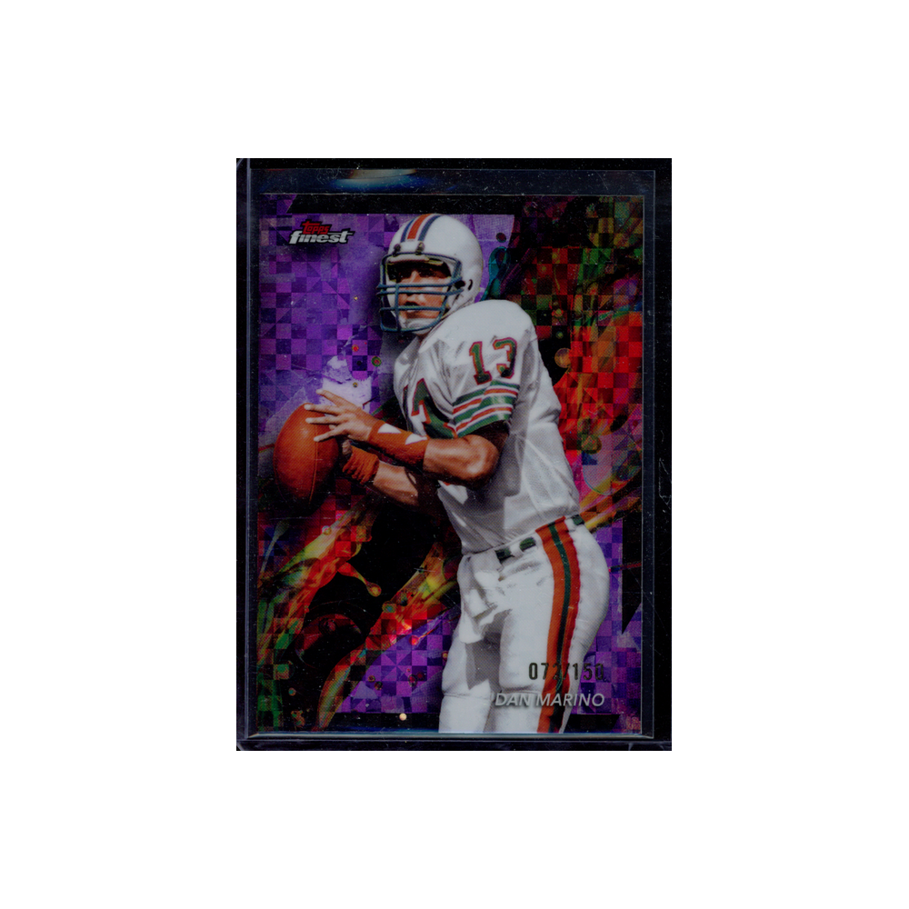 Dan Marino 2024 Topps Finest Football Purple /150