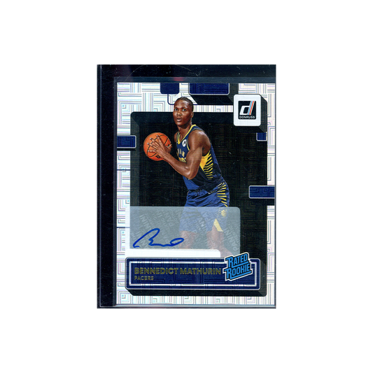 Bennedict Mathurin 2022-23 Panini Donruss Basketball Rated Rookie Auto Choice