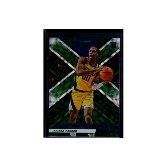 Benedict Mathurin 2022-23 Panini Chronicles Xr Rookie Asia Jade /18