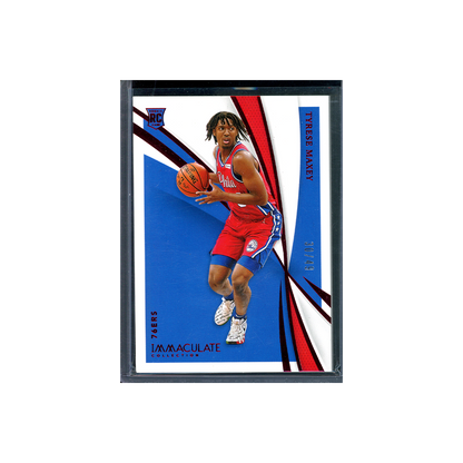 Tyrese Maxey 2020-21 Panini Immaculate Collection Basketball Rookie Red /49