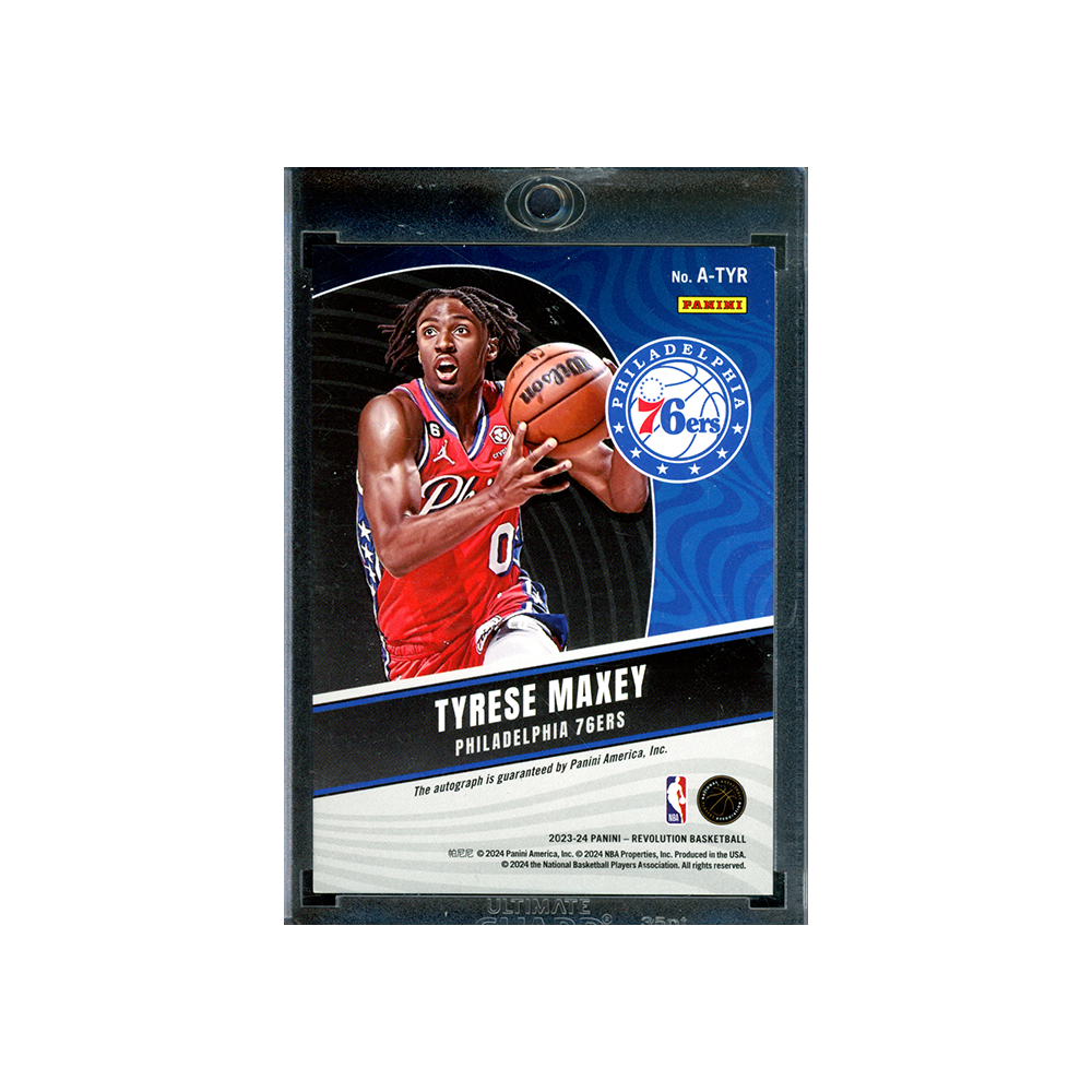 Tyrese Maxey 2023-24 Panini Revolution Basketball Auto