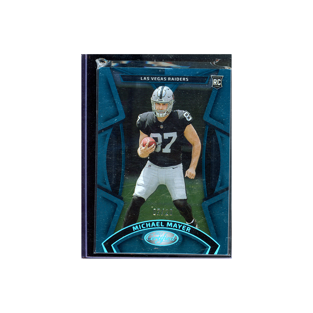 Michael Mayer 2023 Panini Certified Football Rookie /20