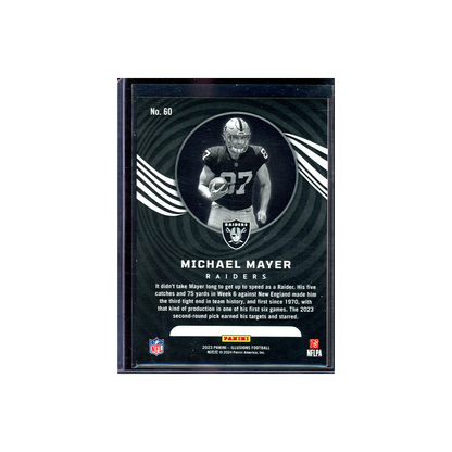 Michael Mayer 2023 Panini Illusions Football Rookie /149