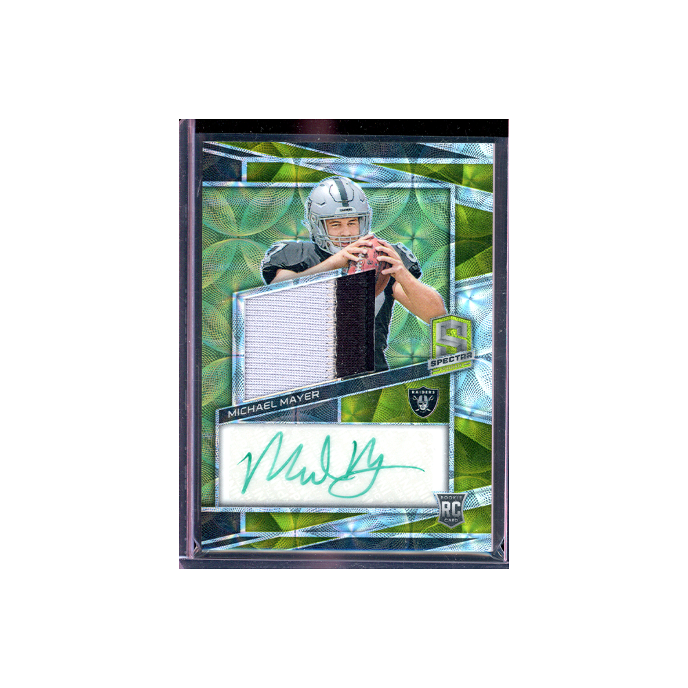 Michael Mayer 2023 Panini Spectra Football RPA Green Scope /35