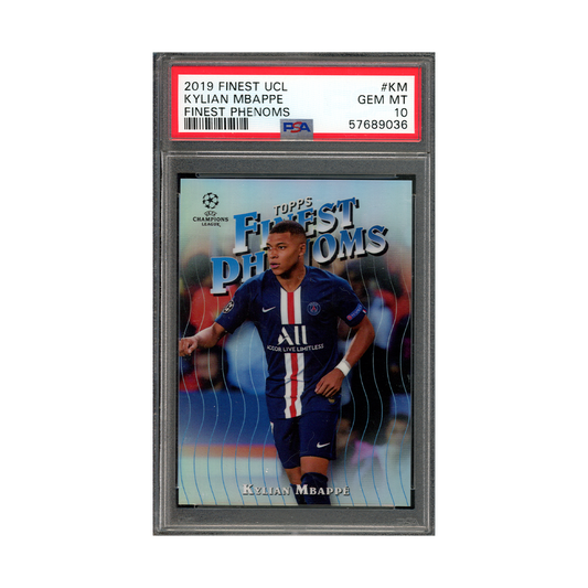 Kylian Mbappe 2019 Finest UCL Finest Phenoms PSA 10