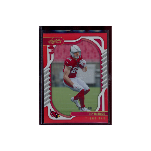 Trey McBride 2022 Panini Absolute Football Rookie Red /100