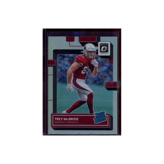 Trey McBride 2022 Panini Donruss Optic Football Rated Rookie Holo