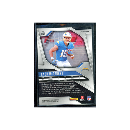 Ladd McConkey 2024 Prizm Football Lazer Prizm Rookie