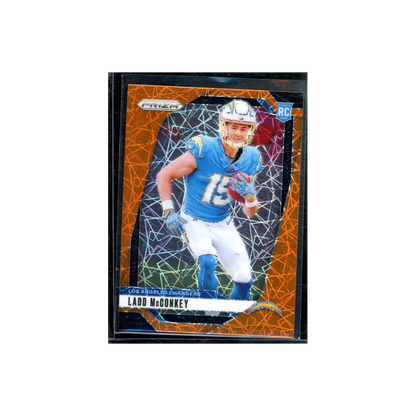 Ladd McConkey 2024 Prizm Football Lazer Prizm Rookie