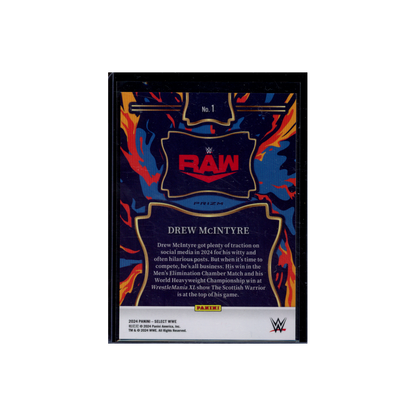 Drew McIntyre 2024 Panini Select WWE Firestorm