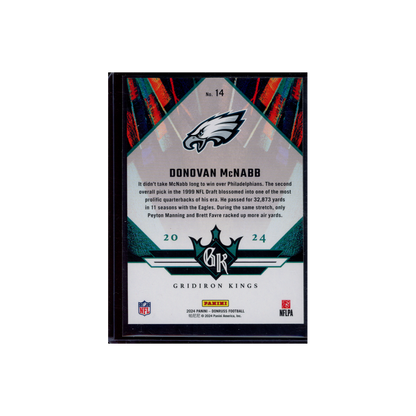 Donovan McNabb 2024 Panini Donruss Football Gridiron Kings