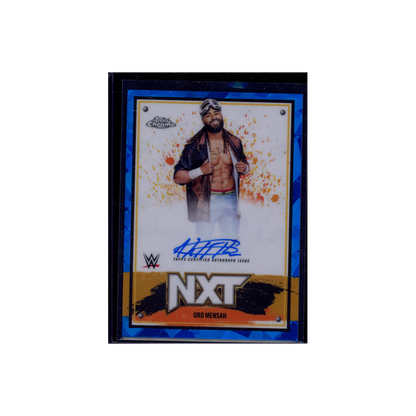 Oro Mensah 2025 Topps Chrome Auto Blue Sapphire Refractor
