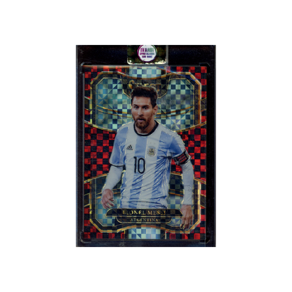 Lionel Messi 2017-18 Panini Select Soccer Checkerboard