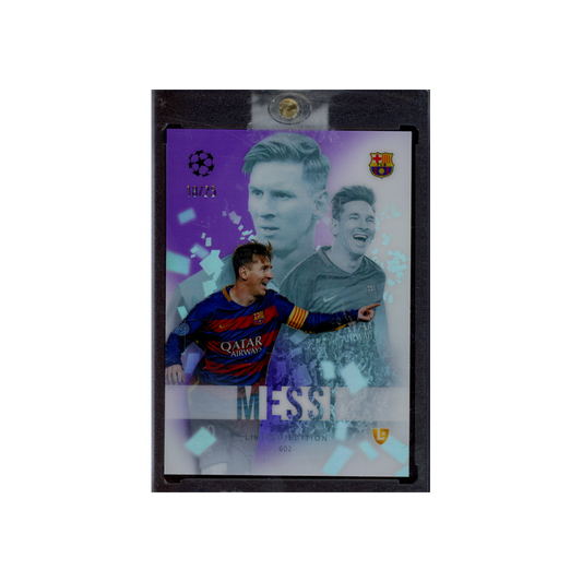Lionel Messi 2024 Topps Total Football Limited Edition Purple Refractor /25
