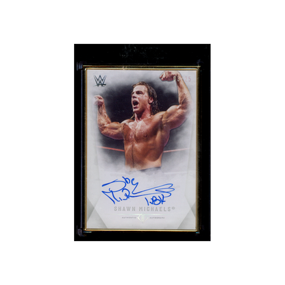 Shawn Michaels 2019 Topps Transcendent Collection WWE Auto Gold Frame /25