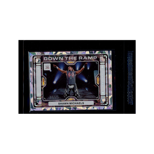 Shawn Michaels 2024 Panini Photogenic WWE Down the Ramp Cracked Ice /75