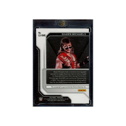 Shawn Michaels 2022 Panini Prizm WWE Legendary Auto