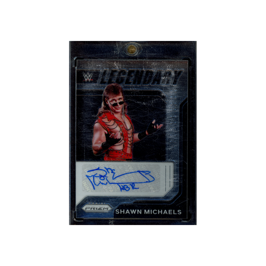 Shawn Michaels 2022 Panini Prizm WWE Legendary Auto