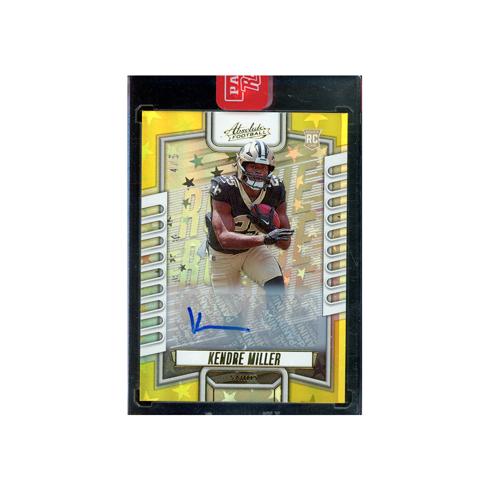 Kendre Miller 2023 Panini Absolute Football Rookie Auto /5