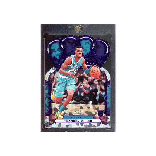 Brandon Miller 2023-24 Panini Crown Royale Basketball Cracked Ice Rookie /25 *READ*