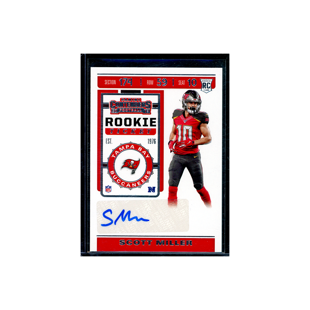 Scott Miller 2019 Panini Contenders Football Rookie Ticket Auto