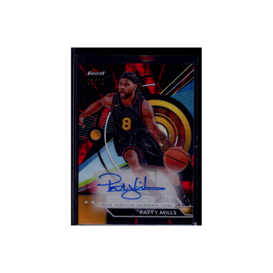 Patty Mills 2023-24 Topps Finest Basketball Auto Black /10