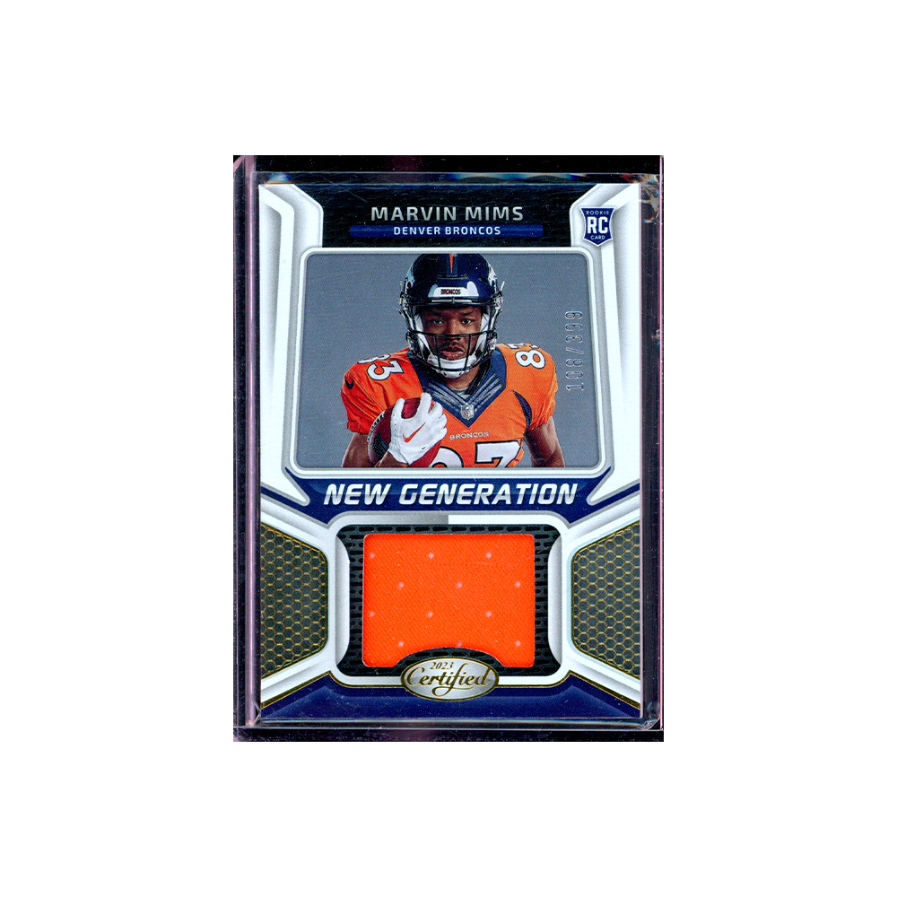 Marvin Mims 2023 Panini Certified Football New Generation Rookie Patch /399