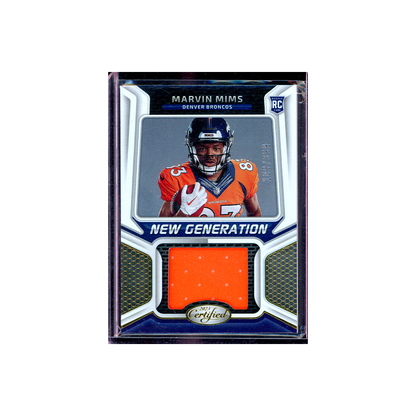 Marvin Mims 2023 Panini Certified Football New Generation Rookie Patch /399