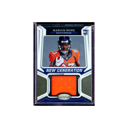 Marvin Mims 2023 Panini Certified Football New Generation Rookie Patch /399