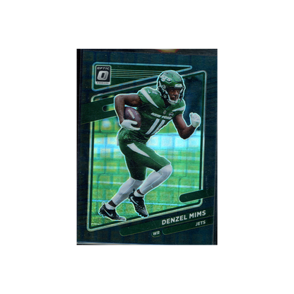 Denzel Mims 2021 Panini Donruss Optic Football Black Pandora /25