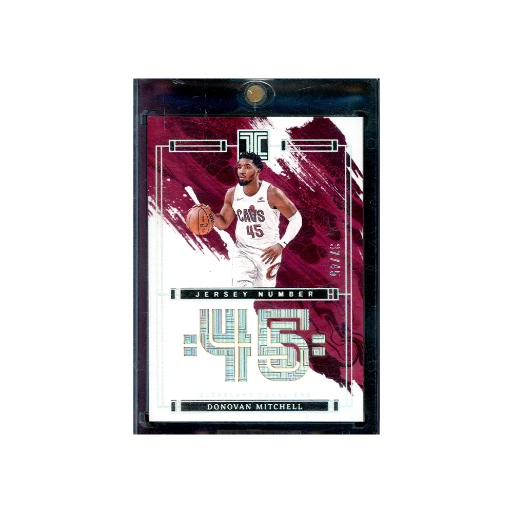 Donovan Mitchell 2023-24 Panini Impeccable Basketball Jerseey Number /45