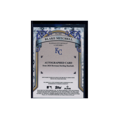 Blake Mitchell 2024 Topps Bowman Sterling Baseball Auto
