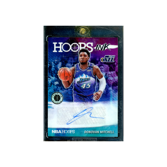 Donovan Mitchell 2019-20 Panini Hoops Premium Stock Basketball Hoops Ink Auto