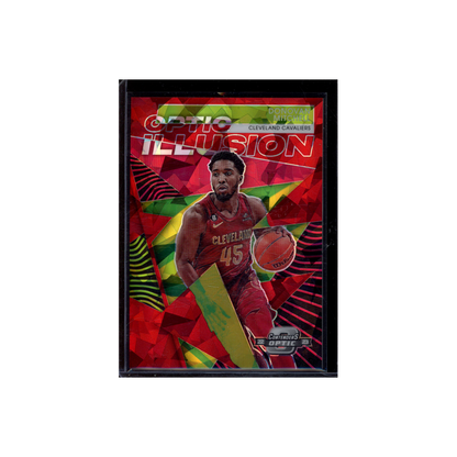 Donovan Mitchell 2022-23 Panini Contenders Optic Basketball Optic Illusion Red Ice