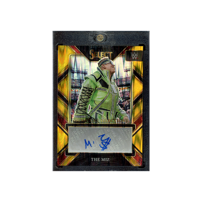 The Miz 2023 Panini Select WWE Auto Gold Flash /5