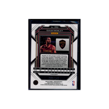 Isaiah Mobley 2022-23 Panini Prizm Basketball Purple Ice Rookie /149