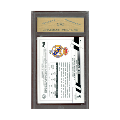 Luka Modric 2023 Topps Carnaval UCL /15 GSG 9