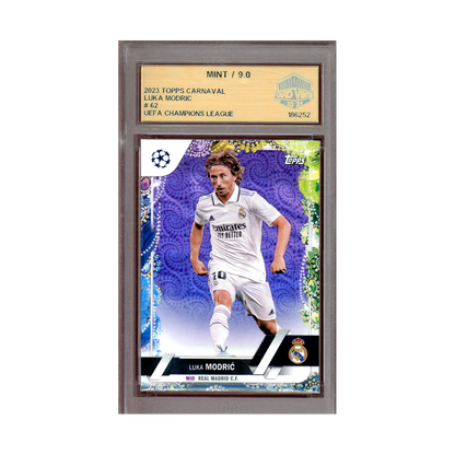 Luka Modric 2023 Topps Carnaval UCL /15 GSG 9