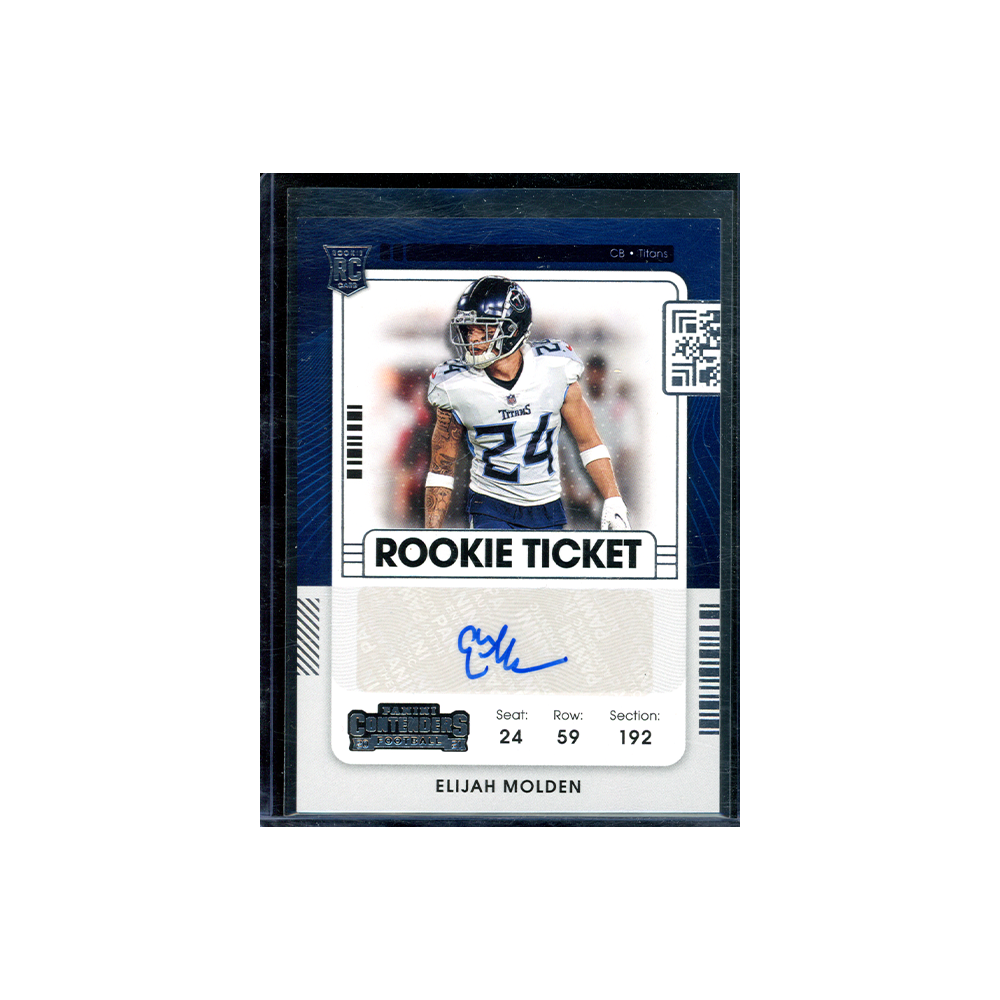 Elijah Molden 2021 Panini Contenders Football Rookie Ticket Auto