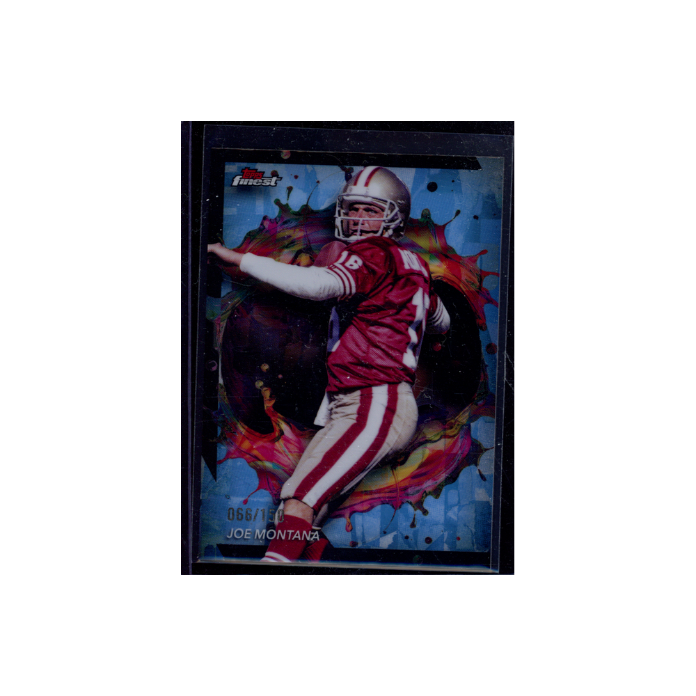 Joe Montana 2024 Topps Finest Football Blue /150