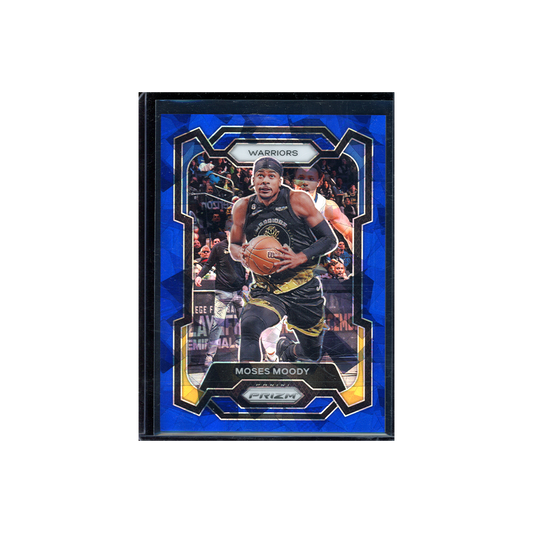 Moses Moody 2023-24 Panini Prizm Basketball Blue Ice /125