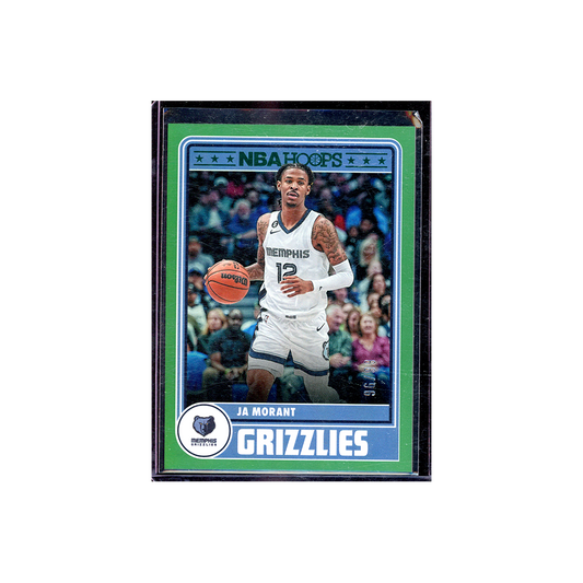 Ja Morant 2023-24 Panini Hoops Basketball Green /99