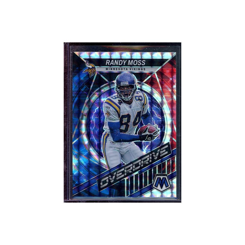 Randy Moss 2022 Panini Mosaic Football Overdrive