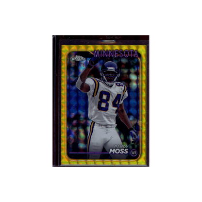 Randy Moss 2024 Topps Chrome Football Yellow /75