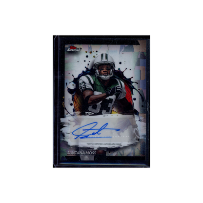 Santana Moss 2024 Topps Finest Football Auto