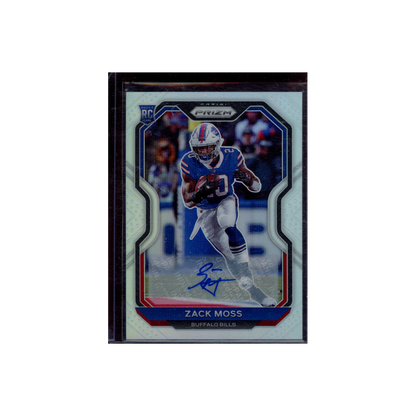 Zack Moss 2020 Panini Prizm Football Rookie Auto