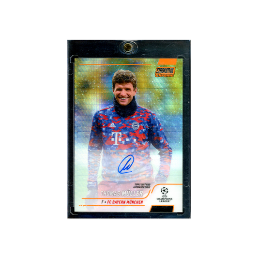 Thomas Müller 2021-22 Topps Stadium Club Chrome Auto /25